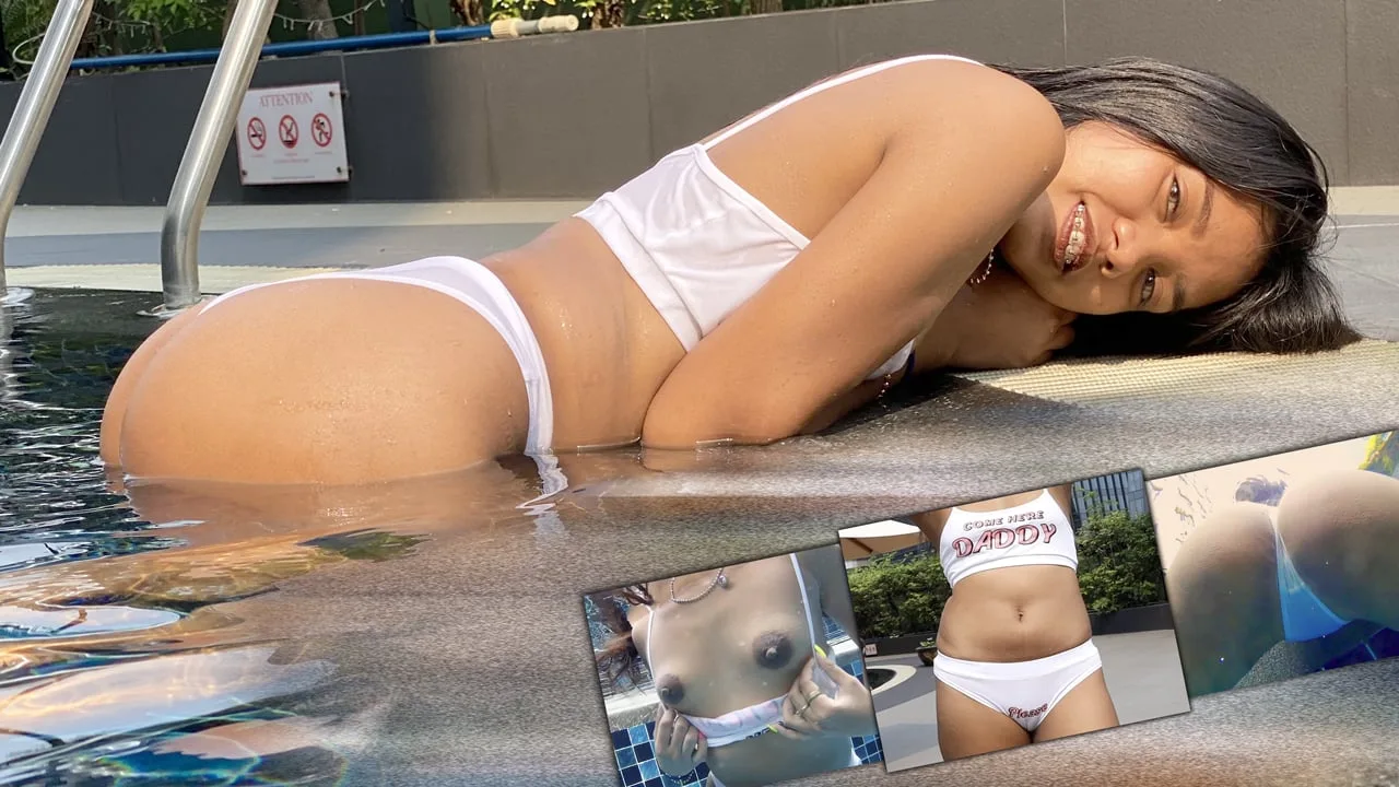 Surprise Fuck In Pool Once Alone & Horny - Asian Sex Diary - 41175